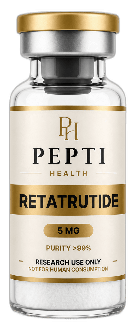 PeptiHealth Retatrutide research vial